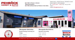 Desktop Screenshot of pehboeck.com